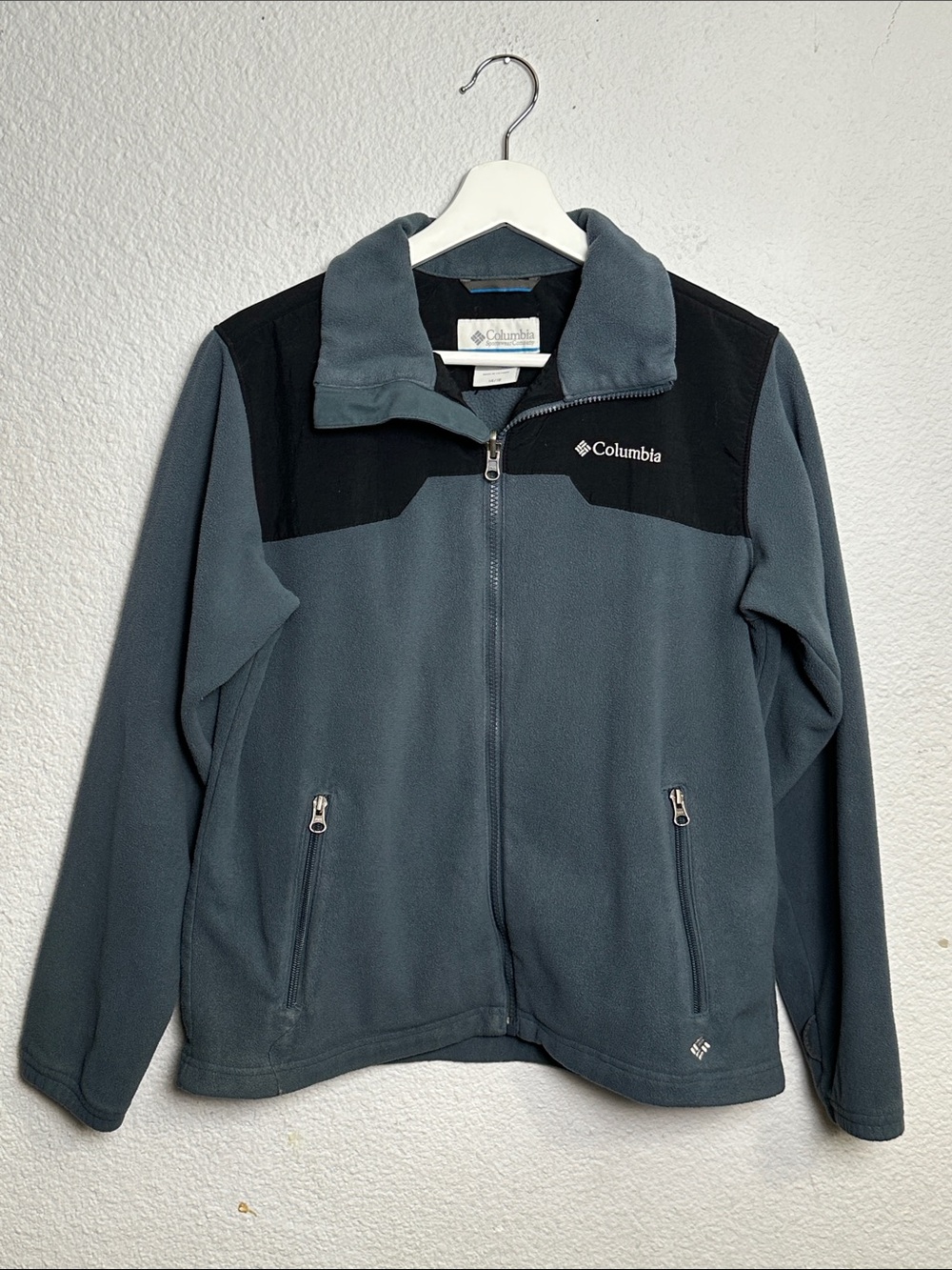 Columbia Bugaboo Interchange Fleece Jacket Youth Kids 14/16 Full Zip Pockets